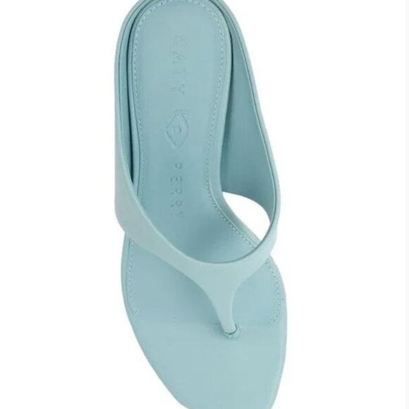 Katy Perry Oceanside Low Slip-On Sandals | Blue | Sculpted Heel | Size 6 NWT - Picture 2 of 9